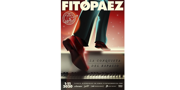 Lee más sobre el artículo FITO PAEZ presenta “LA CONQUISTA DEL ESPACIO” 1 de noviembre – 21:00hs. (ARG) – 8:00 PM (EST) Un concierto desde Movistar Arena (Buenos Aires) ¡Para todo el mundo!