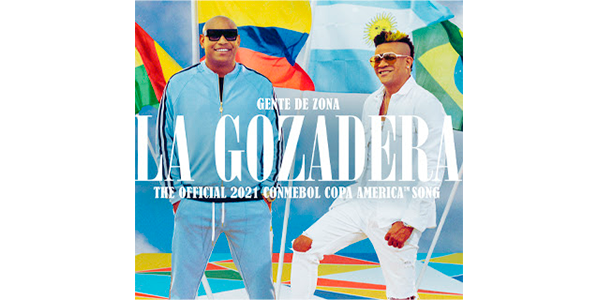 Lee más sobre el artículo BUSCA YA “LA GOZADERA (THE OFFICIAL 2021 CONMEBOL COPA AMÉRICA™ SONG)” de GENTE DE ZONA y su video oficial