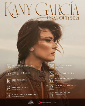 KANY GARCÍA anuncia su gira de concierto por los Estados Unidos