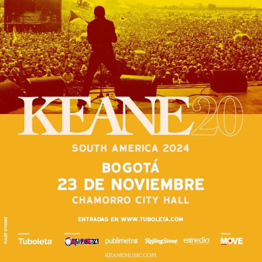 Lee más sobre el artículo Keane regresa a Colombia, para celebrar 20 años de su álbum ‘Hopes and Fears’